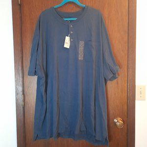 NWT Red Head Brand Co. Mens 5X T-Shirt with 3 buttons
